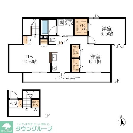 Fika Kisogawaの物件間取画像